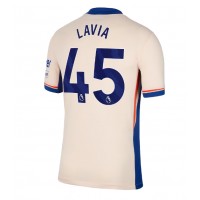 Dres Chelsea Romeo Lavia #45 Preč 2024-25 Krátky Rukáv